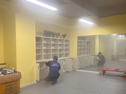 福州上門除甲醛案例：體育館